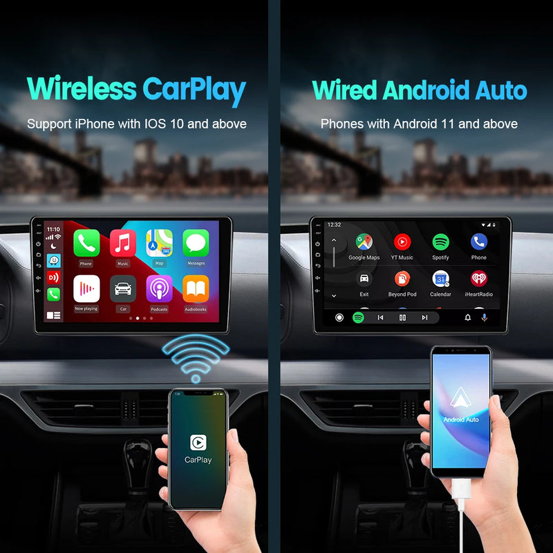 Adaptador USB CarlinKit para CarPlay e Android Auto sem fio