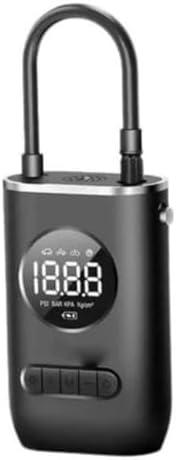         Calibrador Compressor Bomba De Ar Portátil Digital com Lanterna LED para Encher Pneus de Carro, Moto, Bike, Bicicleta, Bola e Piscina Inflável       